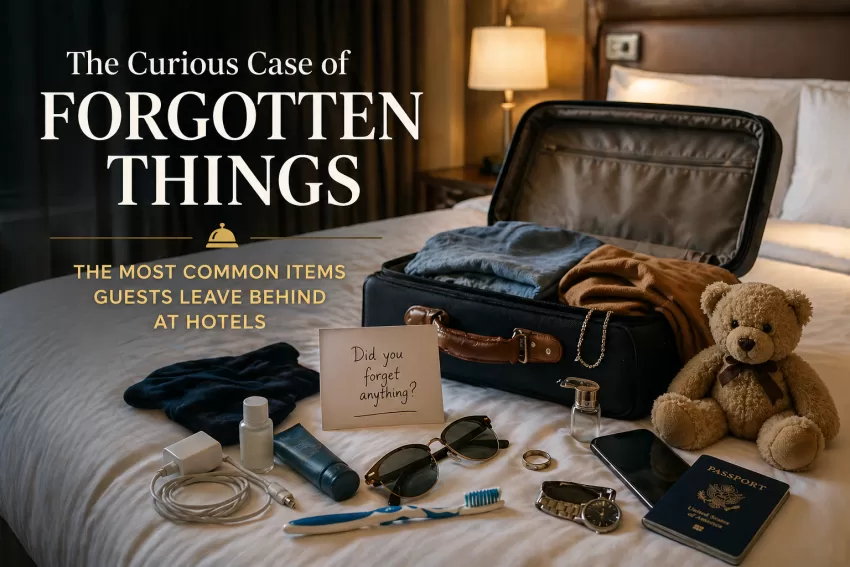 What Guests Leave Behind in Hotels
