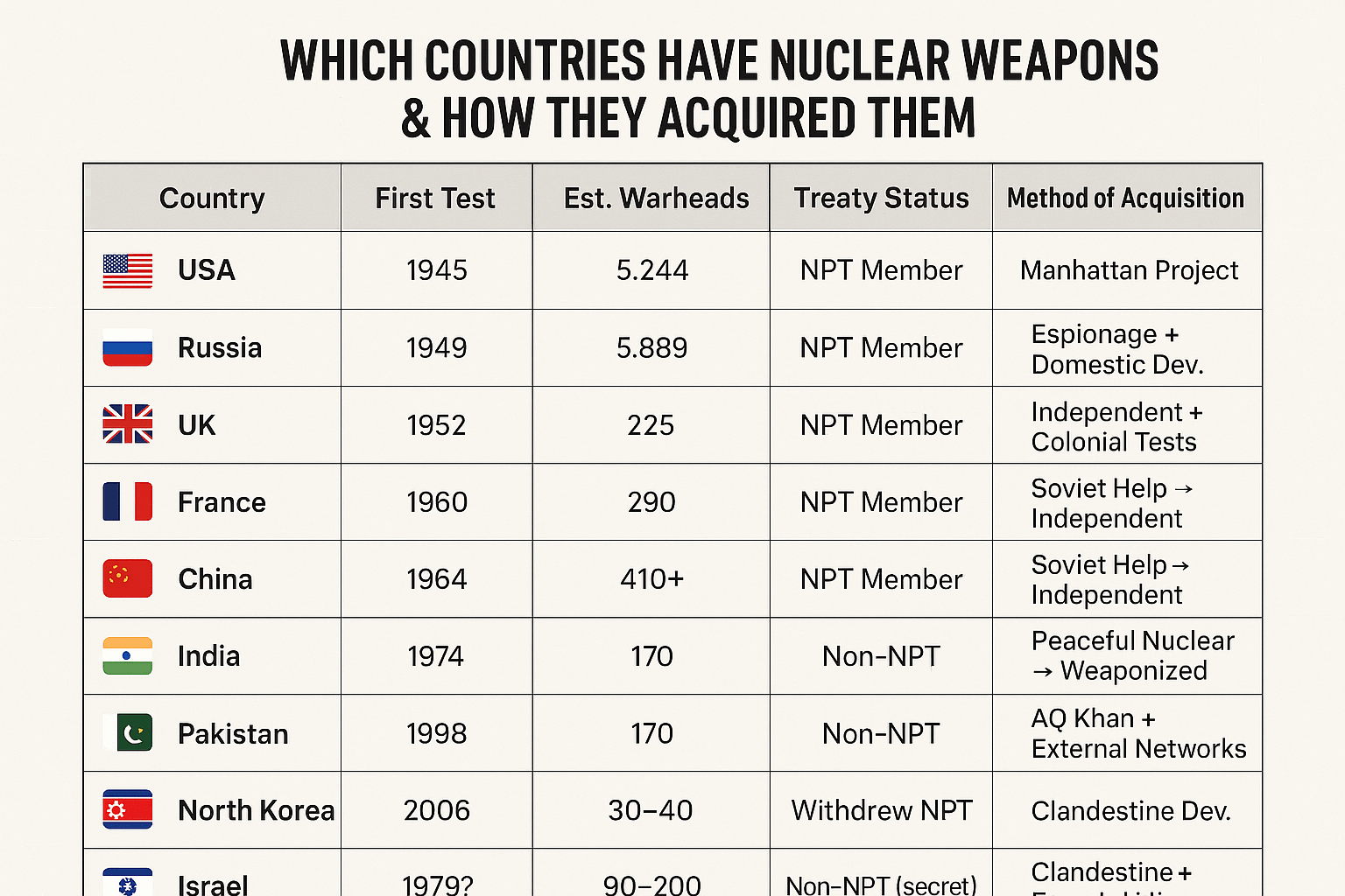 Nuclear Weapons