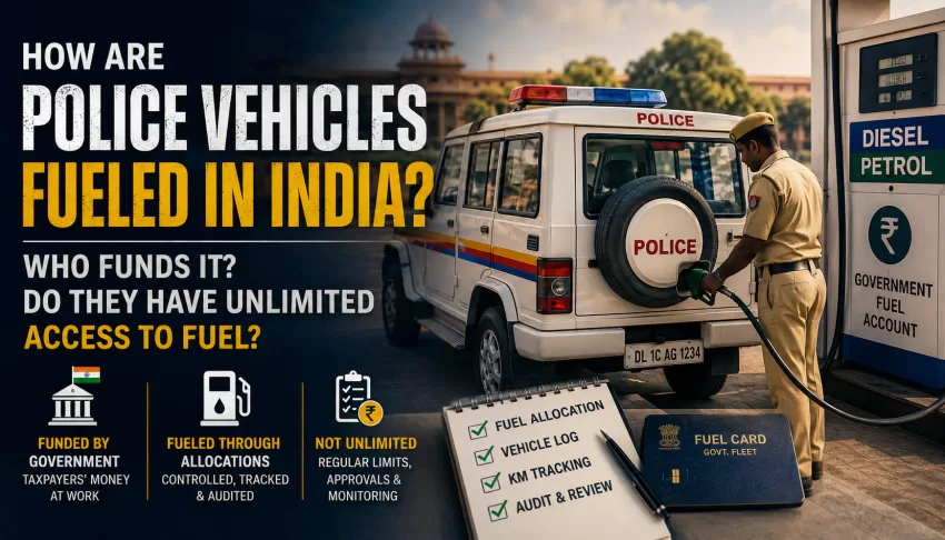 Fuel funding of police vehicles
